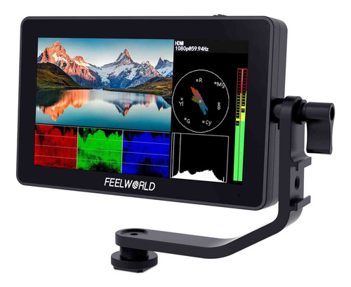 Monitor Feelworld F6 Plus Touch Para Sony, Canon Blackmagic