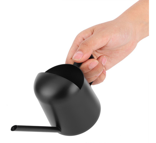 Regadera De Acero Inoxidable Negro De 300 Ml Para Interiores