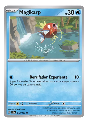 Kit Carta Pokémon Gyarados E Magikarp Pokémon Go