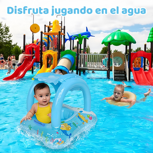 Niño,bebé Seguridad Arohinchable Salvavidas,aro Natación Asa
