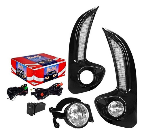 Neblinero Set Completo H3+drl Toyota Yaris 2021-22 Ty2706l