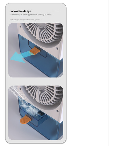 Ventilador Enfriador De Aire Portátil, Humidificador De Aire