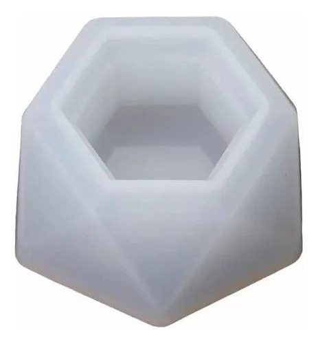 Molde Para Maceta Hexagonal De Silicona 