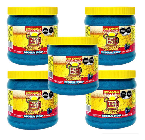 Salsa Mix Escarchar Michelada Azulitos Mora Azul 5.5kg