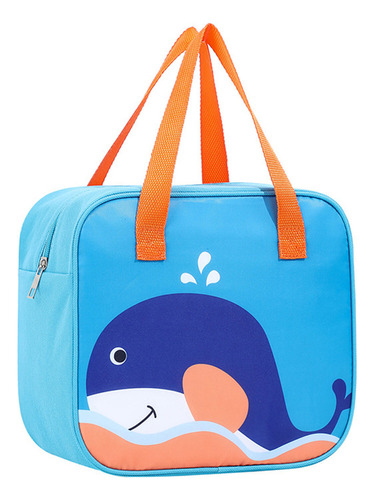 Bolso Lunchera Impermeable Térmica Calor/frio Ballena Niños