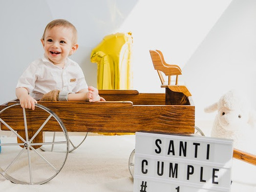 Carrito De Arrastre Artesanal Para Niños