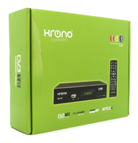 Decodificador Television Tdt Digital Krono Nuevo Modelo Hdmi