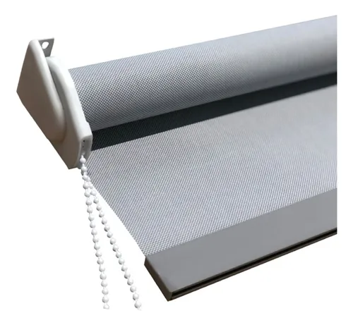 Cortina Roller Sunscreen Gris Claro 110x170 Cm