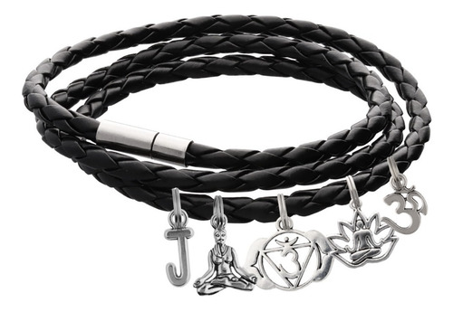 Pulsera Chakras Ajna Tercer Ojo Meditación Yoga Dije Letra