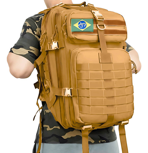 Mochila Militar Tática Impermeável 50 L Diversas Cores