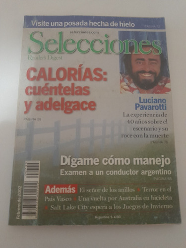 Revista Selecciones Del Readers Digest Febrero 2002 Español