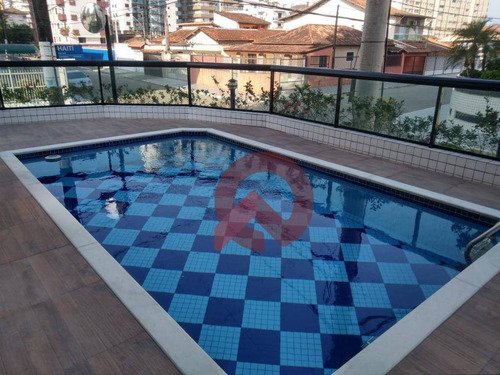 Imagem 3 de 22 de Apartamento Com 2 Dormitórios À Venda, 89 M² Por R$ 380.000,00 - Vila Guilhermina - Praia Grande/sp - Ap3086