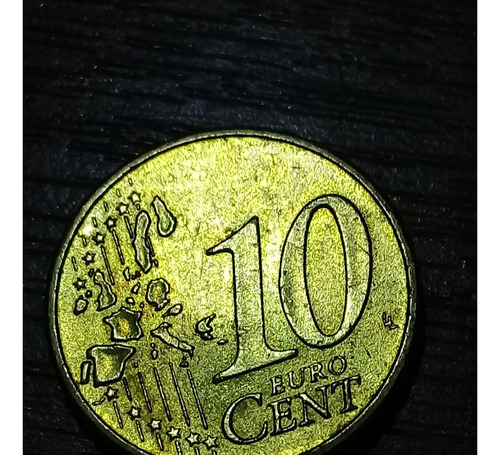 Moneda De 10 Cts De Euro 2002