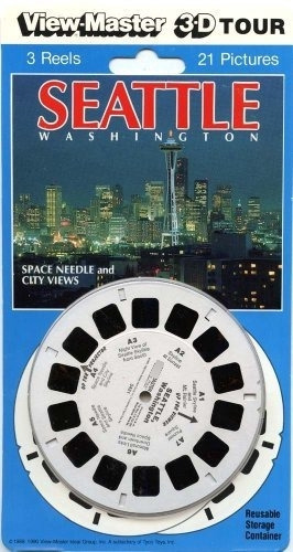 View-master 3d 3-carrete Tarjeta De Seattle, Washington.