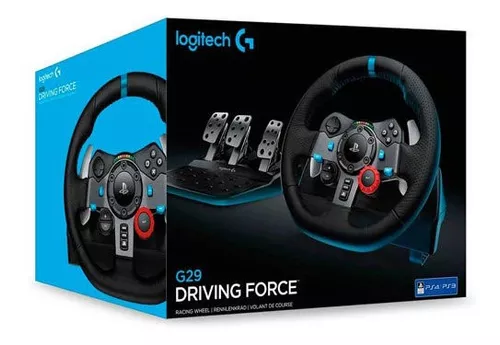 Volante Logitech Driving Force G29 Para PS4 / PS3 / PC Preto + Jogo Fórmula  1 BR para PS4