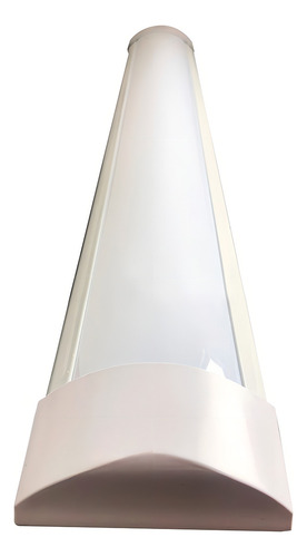 6x Luminária Sobrepor Led 40w 120cm Tubular Slim 6500k Cor Branco