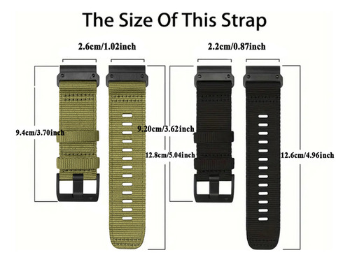 Correa 26 Mm 22 Mm Fenix 8 For Garmin Tactix 8 Fenix 8 47 Mm