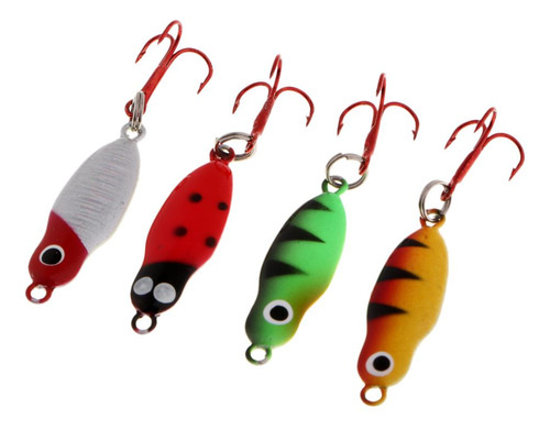 4pcs Señuelos De Pesca En Cebos De Aparejos De Pesca De