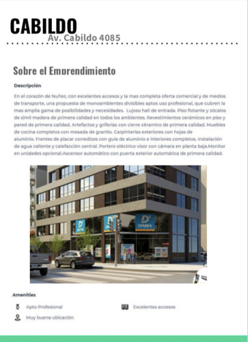 Imagen 2 de 5 de Departamento 2 Ambientes Venta A Estrenar A/p