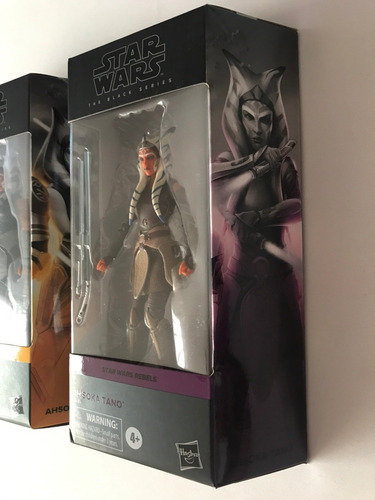 Lote De 2 Figuras Ahsoka Tano Black Series Rebels Clone Wars (Usado)