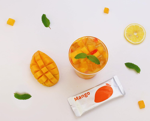 Kits De Té De Frutas, 10 Bebidas, Fresa Mango Arándano 3 Sab