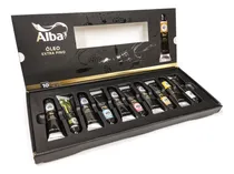 Comprar Set De Oleos Profesionales Alba 18ml Caja X10 Colores