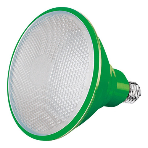 Foco Led Aksi Par38 6w Verde Consume 12 W Ip65 127v E27