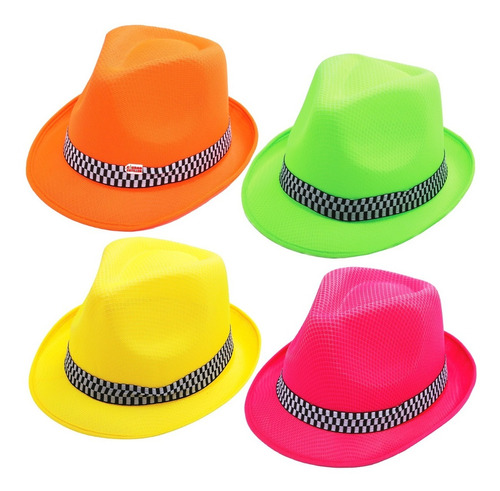 Sombrero Funyi Tango Colores Fluo Disfraz - Ciudad Cotillón