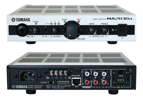 Amplificador De Poder 70v/100v 2 Canales Yamaha Ma2030a