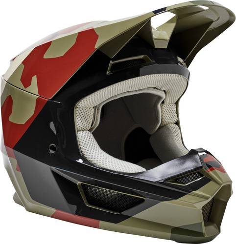 Casco Motocross Fox - Niño - Yth V1 Bnkr