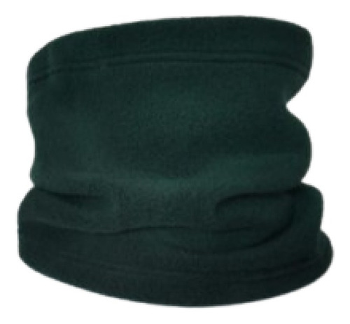 Cuello Gorro Polar Liso Para Niños Verde Ingles Unico