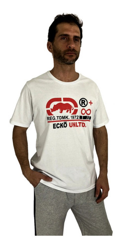 Camiseta Gola Redondada Ecko Unltd Infinite