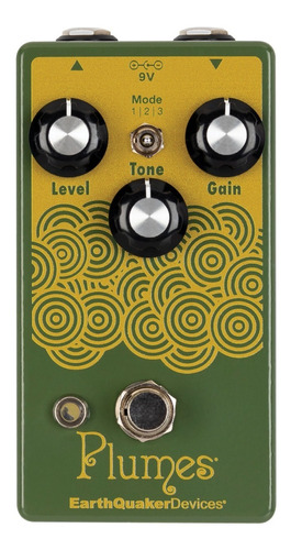 Pedal Guitarra Overdrive Earthquaker Devices Plumes Novo Nfe