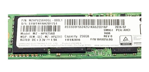 Imagen 3 de 5 de Disco Ssd 256gb Compatible 100% Pro/air A1398 1502 2013 2017