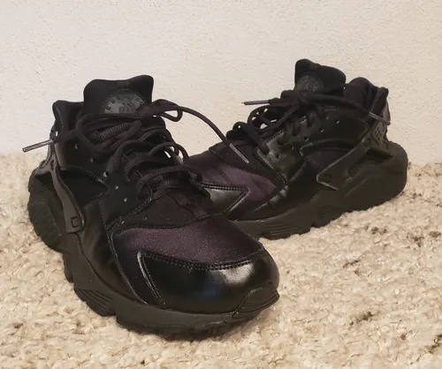 Tenis nike sales huarache negro