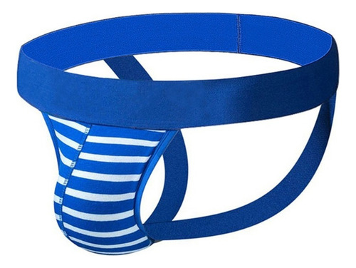 Calzon Suspensorio Rayas Hombre Jockstrap Algodon Ropa Inter