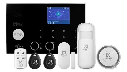 Kit De Alarma Integral Smarthome Mirati Wifi Panel Tactil Pa