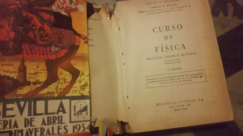 Curso De Física  Mecánica, Calor Y Acústica - Carlos  Miguel