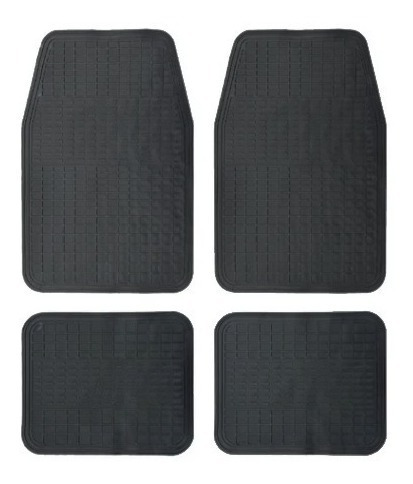 Imagen 3 de 7 de Cubre Alfombra Universal De Goma 4 Piezas Auto Pvc