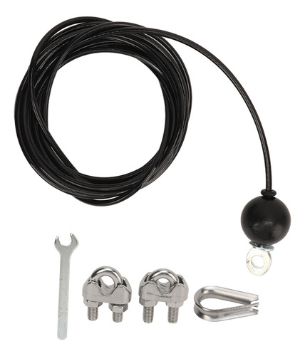 Cable De Polea De Acero Negro Para Sistema De Fitness De Alt