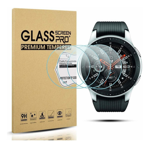 4 Vidrios Templados Galaxy 46mm Watch, Sm-r800