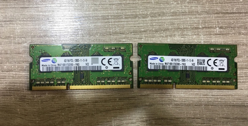 Memoria Ram Color Verde  4gb 1 Samsung M471b5173db0-yk0