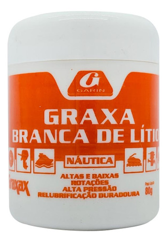 Graxa Branca Litio Nautic.pote 80g