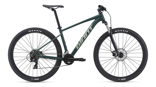 Mountain Bike Giant Talon 3  2021 R29 S 7v Cambios Shimano M315 Y Shimano Tourney Color Verde/gris  