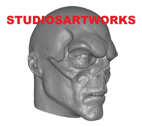 Red Skull 1 Cabeza Figura De Acccion Tipo Hot Toys 1.6 45 Mm