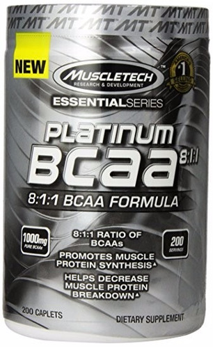 Platinum Bcaa Original De Muscletech 200 Compr Sellado