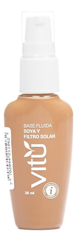 Base de maquillaje en cremoso Vitu Soya y Filtro Solar Soya y Filtro Solar