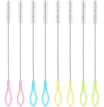 Comprar Cepillo Limpiador De Sorbetes, Cañitas Acero Inoxidable X 5