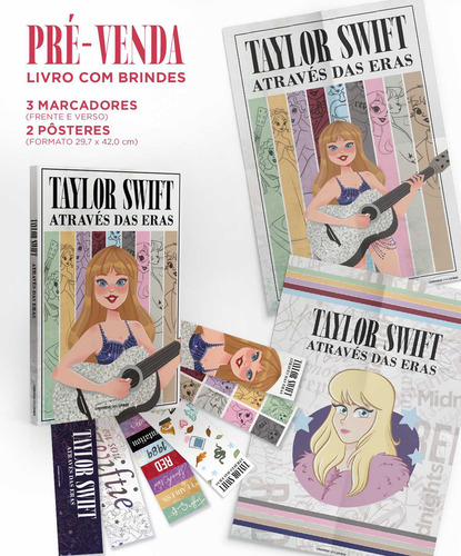 Livro Taylor Swift Através Das Eras - Edição Com Brindes!
