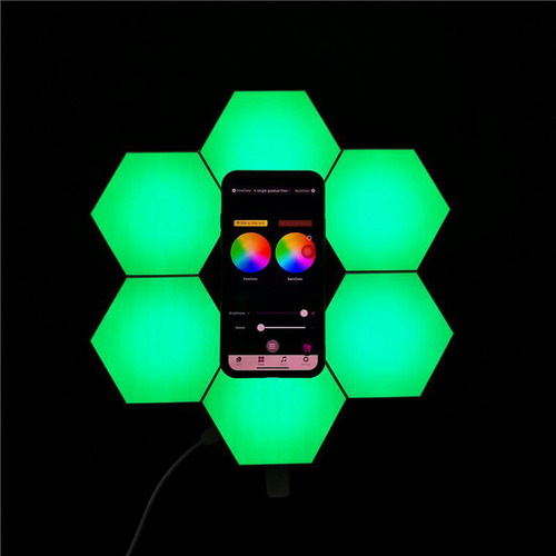Z Lámpara Led Inteligente Hexagonal Panel De Luz Modular